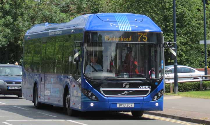 First Berkshire Volvo 7900H hybrid VSH69929